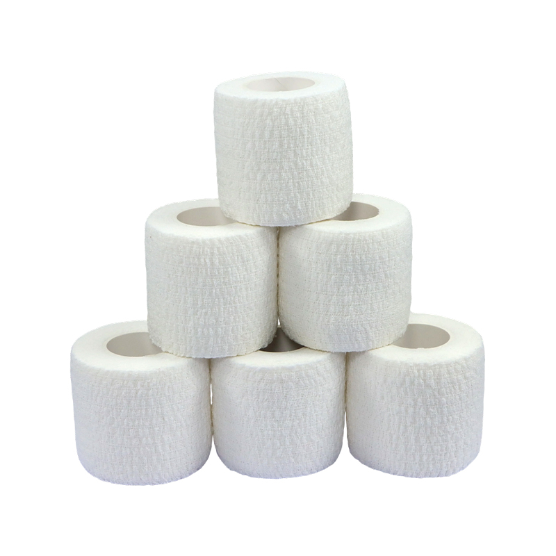 Băng thun cotton mềm mại thoáng khí màu trơn tự dính
